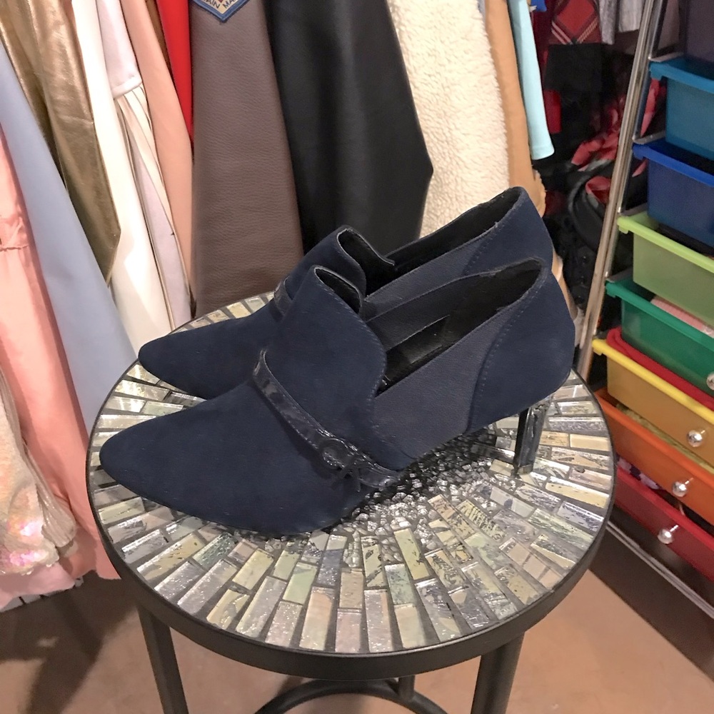 Calvin Klein Navy ankle boots